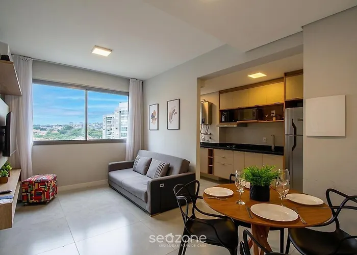 Apartamento Acomodacoes Completas E Modernas Em Predio Com Academia - Mcp Porto Alegre