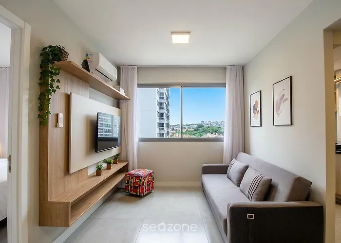 Apartamento Acomodacoes Completas E Modernas Em Predio Com Academia - Mcp